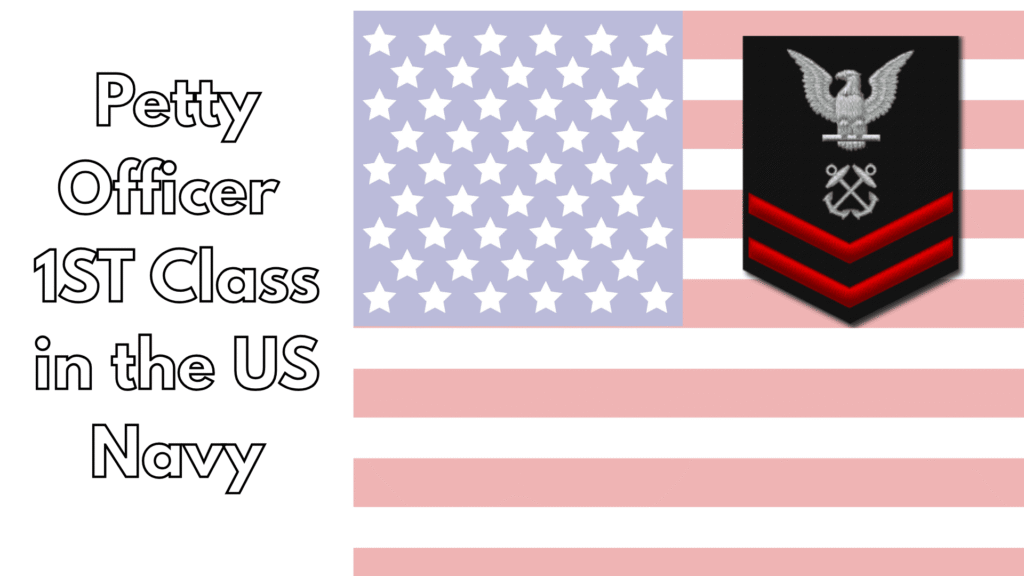 Petty Officer 1st Class in the US Navy