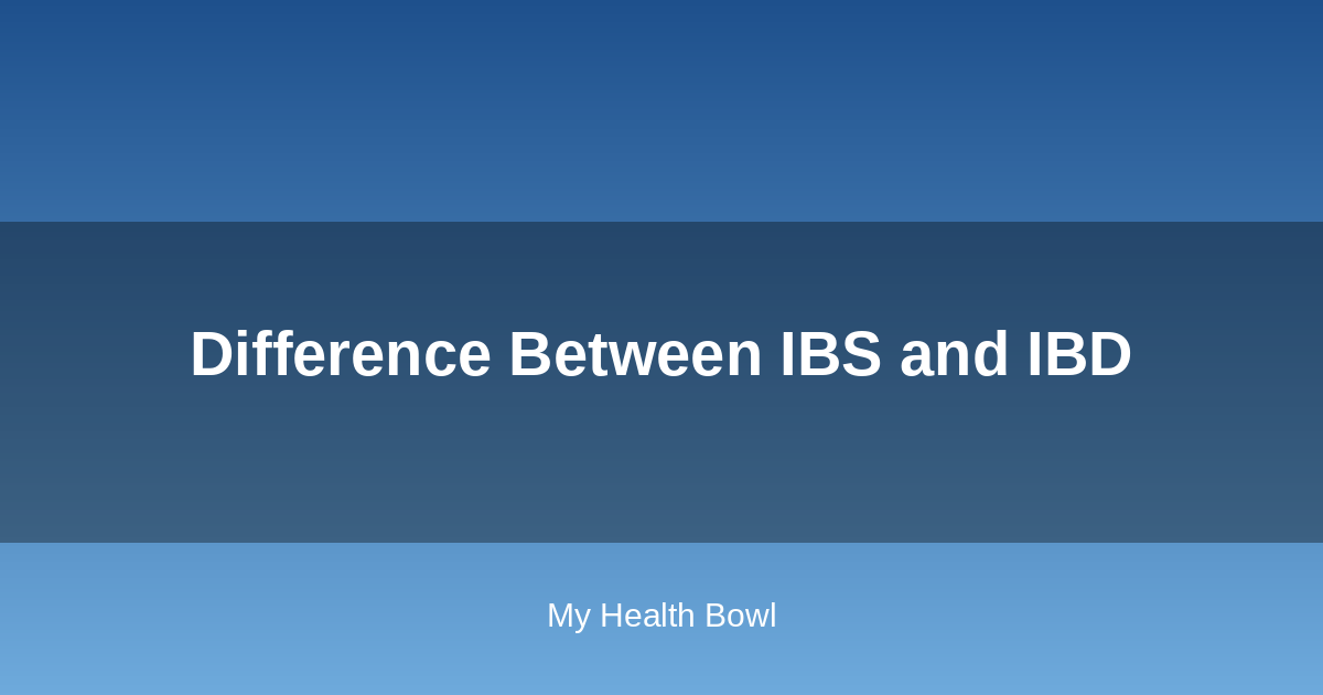 Illustration of the digestive system representing IBS and IBD differences