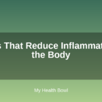 Foods That Reduce Inflammation in the Body