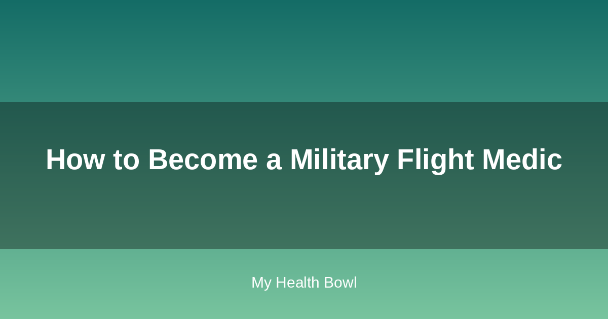 Military flight medic preparing a patient for medevac transport