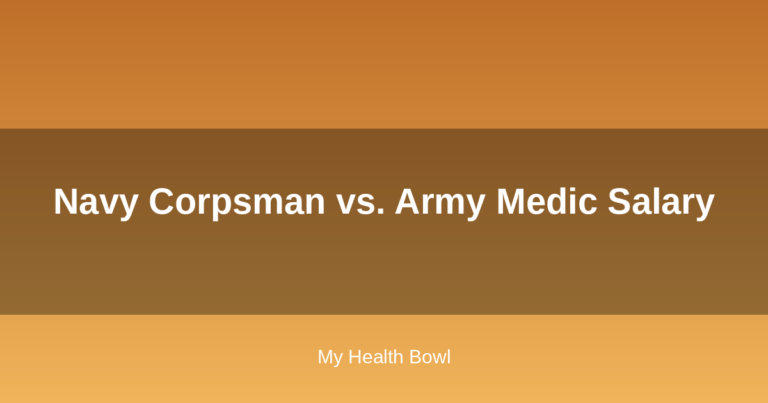 Navy Corpsman vs. Army Medic Salary