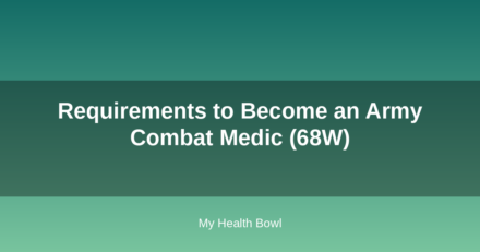Requirements to Become an Army Combat Medic (68W)
