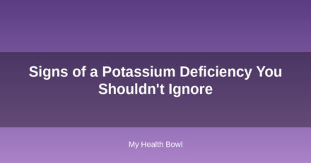 Signs of a Potassium Deficiency You Shouldn’t Ignore