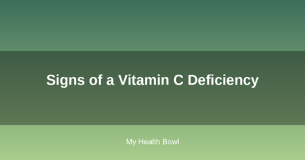 Signs of a Vitamin C Deficiency