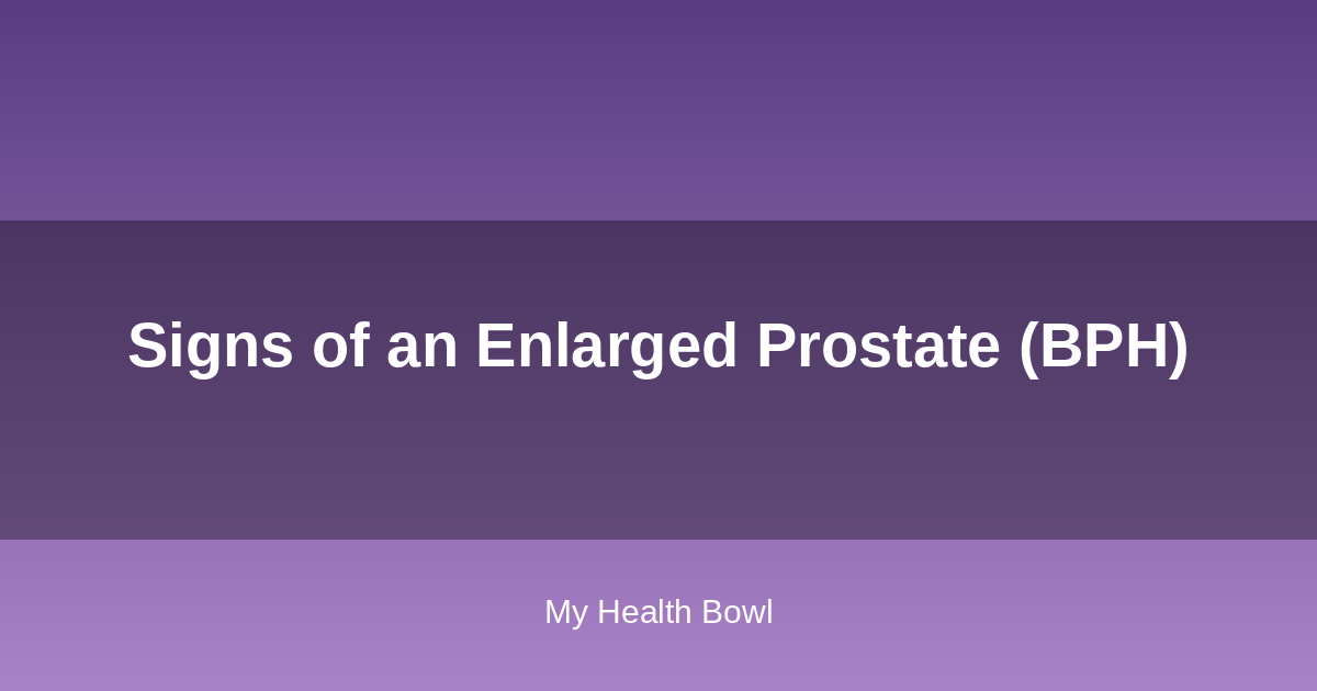 Man in discomfort illustrating enlarged prostate symptoms
