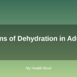 Signs of Dehydration in Adults