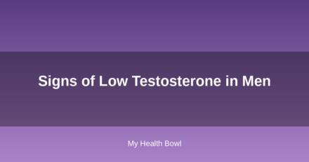 Signs of Low Testosterone in Men