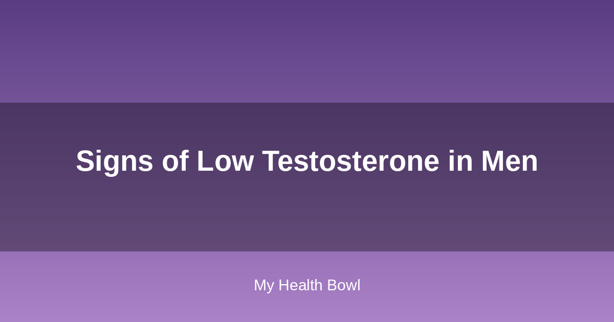 Tired man illustrating symptoms of low testosterone