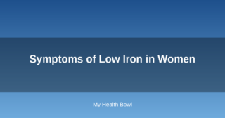 Symptoms of Low Iron in Women