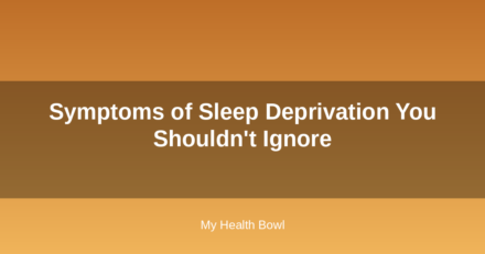 Symptoms of Sleep Deprivation You Shouldn’t Ignore