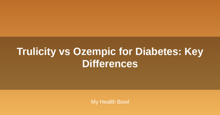 Trulicity vs Ozempic for Diabetes: Key Differences