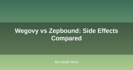 Wegovy vs Zepbound: Side Effects Compared